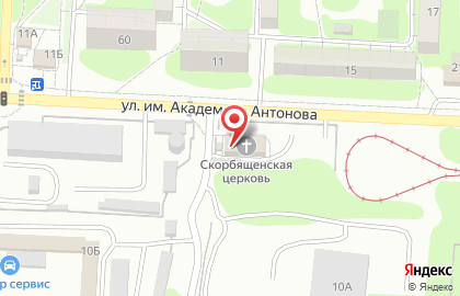 Храм Всех скорбящих Радость в Ленинском районе на карте