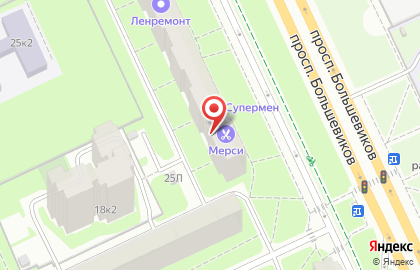 Компания ЛенЗапчасти на проспекте Большевиков на карте