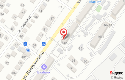 Городская поликлиника №10 на улице Дзержинского на карте