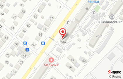 Городская поликлиника №10 на улице Дзержинского на карте