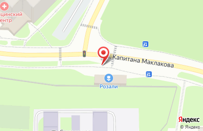 Магазин Белорусские колбасы на улице Капитана Маклакова на карте