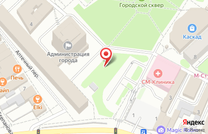 Революция на площади Революции на карте