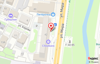 Сервисный центр Profix на улице Мира на карте