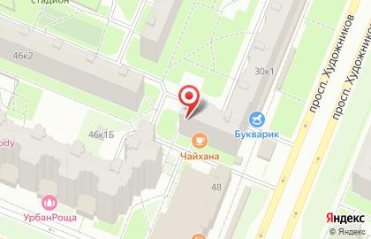 Продуктовый магазин Мини-маркет на проспекте Просвещения на карте