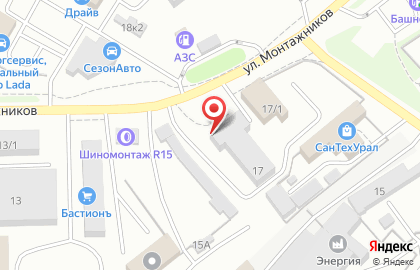 Проектно-монтажная компания Газкомплектмонтаж на улице Монтажников на карте