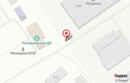 Рп. Посевная Отдел МВД РФ по Черепановскому району на карте
