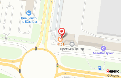 Городская столовая №51 на Южном шоссе на карте