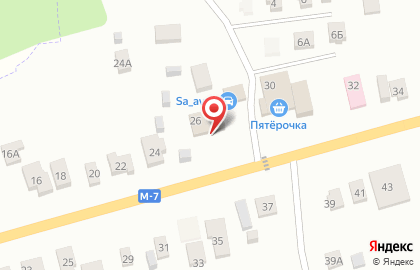 Продуктовый магазин Калина на Центральной улице на карте