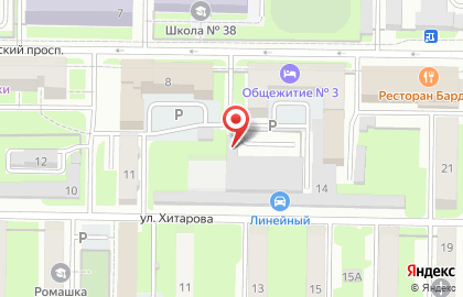 Автостоянка в Кемерово на карте