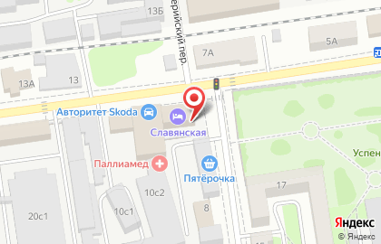 Гостиничный комплекс Славянская на Кавалерийской улице на карте