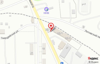 Компания по прокату автомобилей Трансориент в Железнодорожном районе на карте
