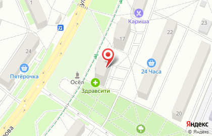 Мастерская по ремонту велосипедов Веломир на улице Винокурова на карте