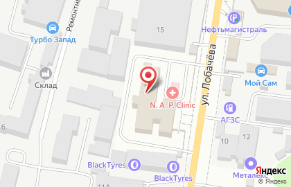 Медицинский центр Частный Медик 24 на улице Лобачева на карте