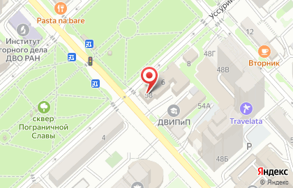 Хабаровское краевое отделение политической партии Коммунистическая партия Российской Федерации на Уссурийском бульваре на карте