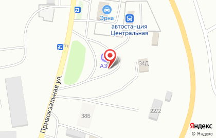 Магазин автоэмалей и автозапчастей на Привокзальной улице на карте