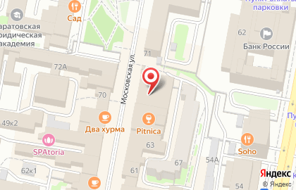 Кокетка на Московской улице на карте