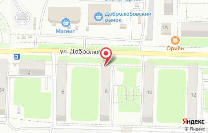 Магазин канцелярских товаров GrossHaus на улице Добролюбова на карте