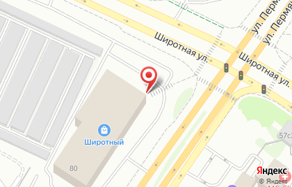 Банкомат Запсибкомбанк на Широтной улице на карте