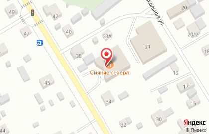 Банкетный дом Сияние севера на карте