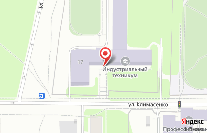 Кузнецкий индустриальный техникум в Новокузнецке на карте
