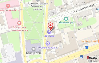 Отель Застава во Владимире на карте