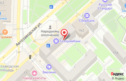 Магазин обуви Мода & Комфорт на Автозаводской улице на карте