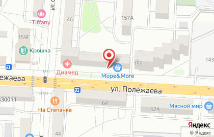Волго-Вятский банк Сбербанка России на улице Полежаева на карте