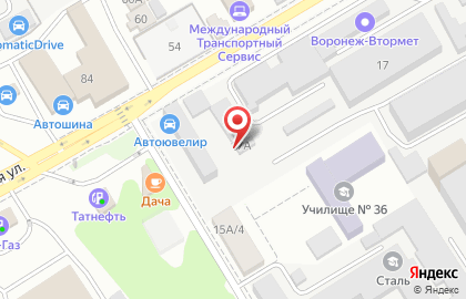 Оптовая компания Интехсервис в Советском районе на карте