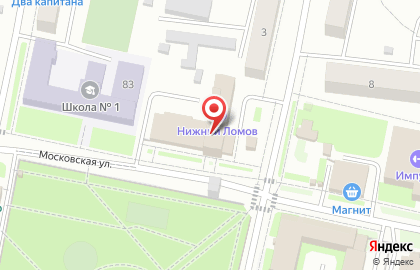 Гостиница Нижний Ломов на карте