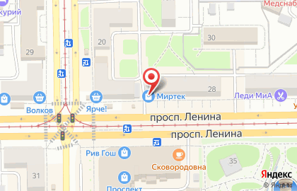 Столица текстильных идей Миртек на проспекте Ленина, 28 на карте