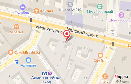 #ВПитереОтдыхать на Невском проспекте на карте