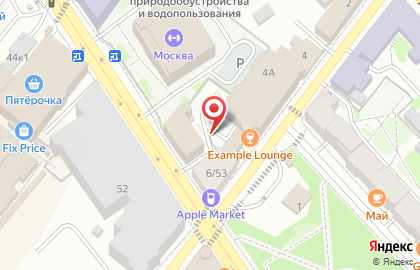 Блик на Московской улице на карте