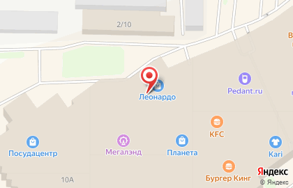 Хобби-гипермаркет Леонардо в Центральном районе на карте