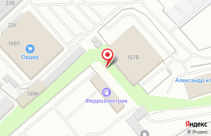 Автопарк-52 на улице Родионова на карте