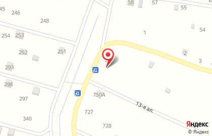 Продуктовый магазин в Омске на карте
