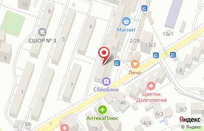 Сеть книжных магазинов Бестселлер в Центральном районе на карте