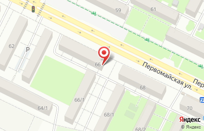 Акционерный коммерческий банк Форштадт на Первомайской улице на карте