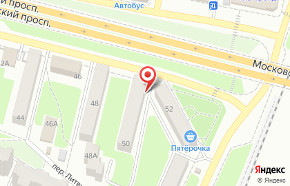 Агентство недвижимости 100 Квартир на Московском проспекте на карте