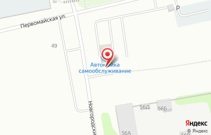 Автомойка в Санкт-Петербурге на карте