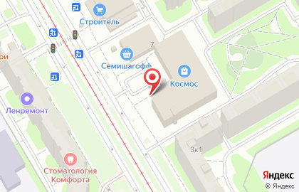 Магазин инженерной сантехники и климатического оборудования Водопад на проспекте Авиаконструкторов на карте
