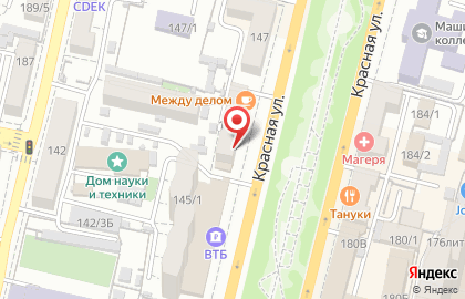 Магазин по продаже цифровой техники и ремонту мобильных телефонов iPROFi на Красной улице на карте
