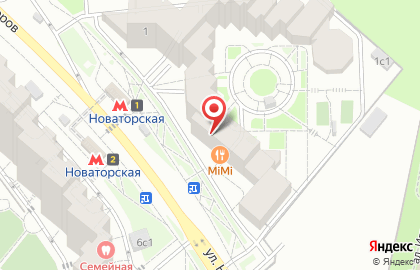 Ресторан MiMi на Новаторов на карте