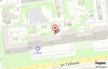 Стройкомплект на улице Губкина на карте