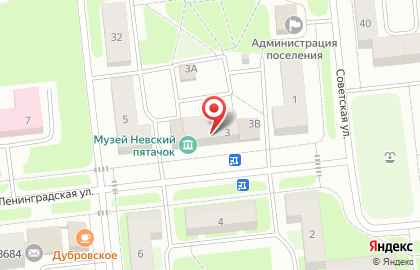 Музей Невский пятачок на улице Ленинградской на карте
