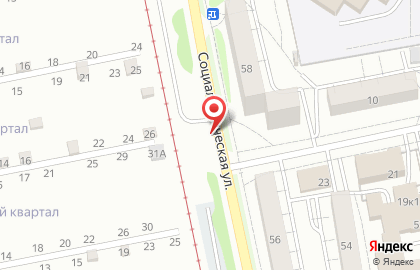 Автостоянка в Барнауле на карте