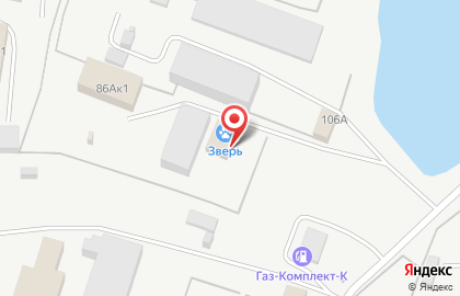 Магазин здорового питания для животных Зверь на карте