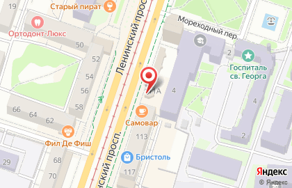 Салон цветов Анастасия в Калининграде на карте