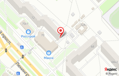 Магазин по продаже искусственных цветов на Ленинградском проспекте на карте