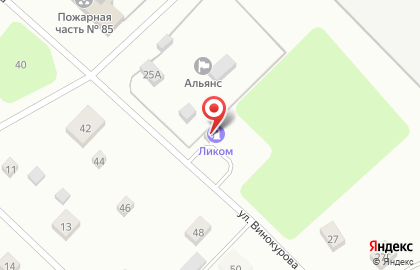 Ликом, ООО на улице Винокурова на карте