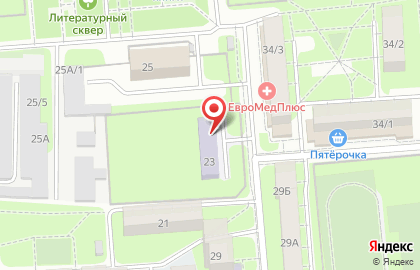 Частный детский сад Счастливые дети на улице Циолковского на карте